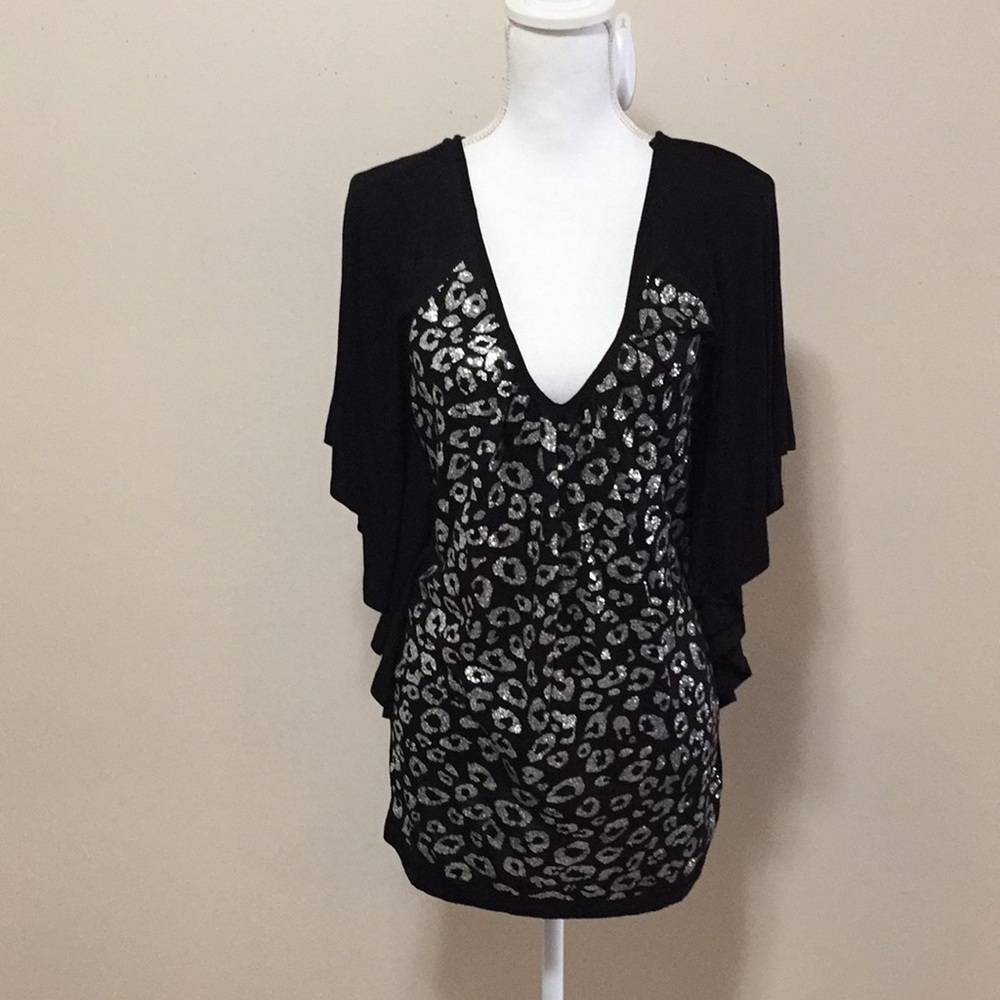 Stargazer Women's Black Silver Tunic M
